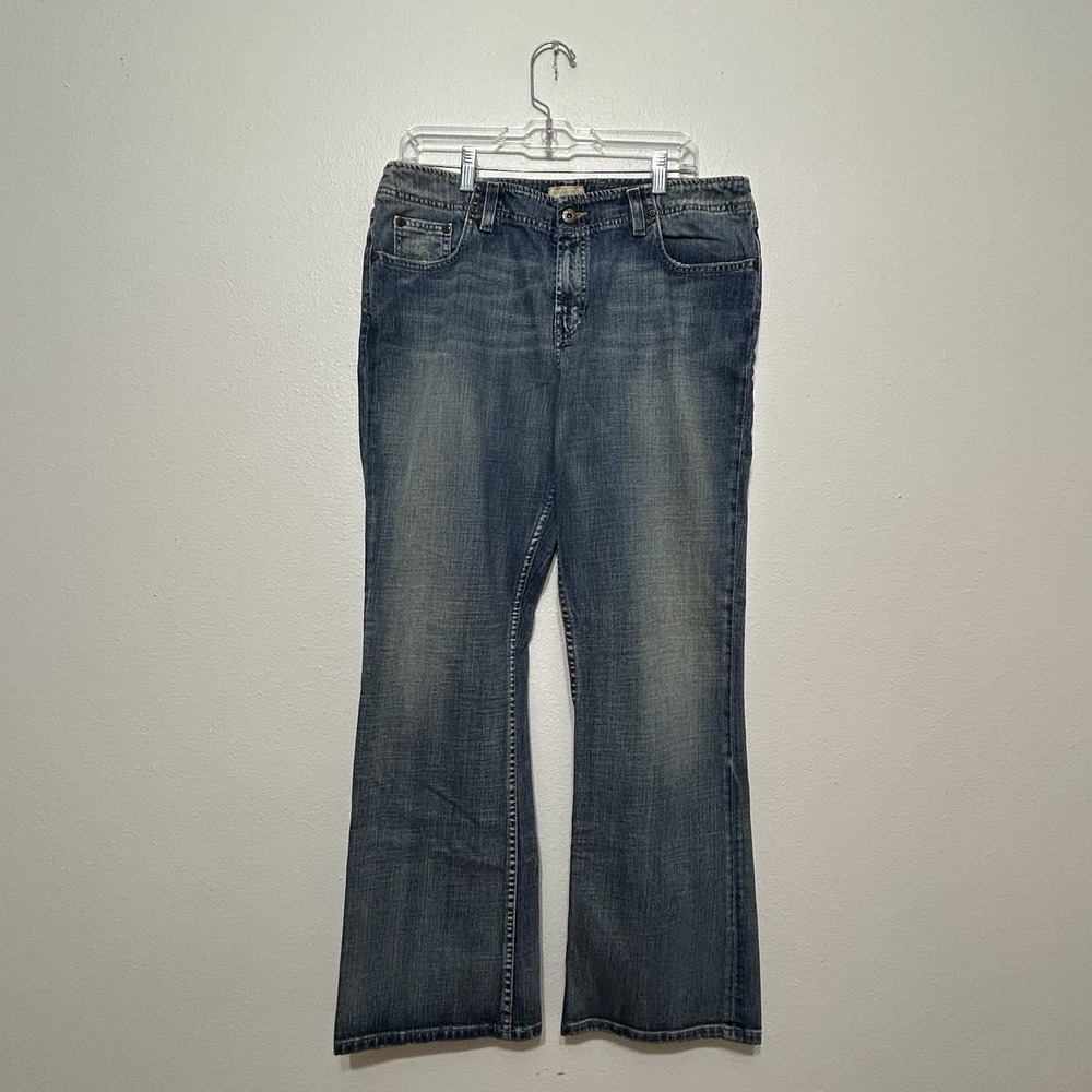 BKE Wendi Straight Leg Denim Blue Jeans Womens Size 34 x 32.5